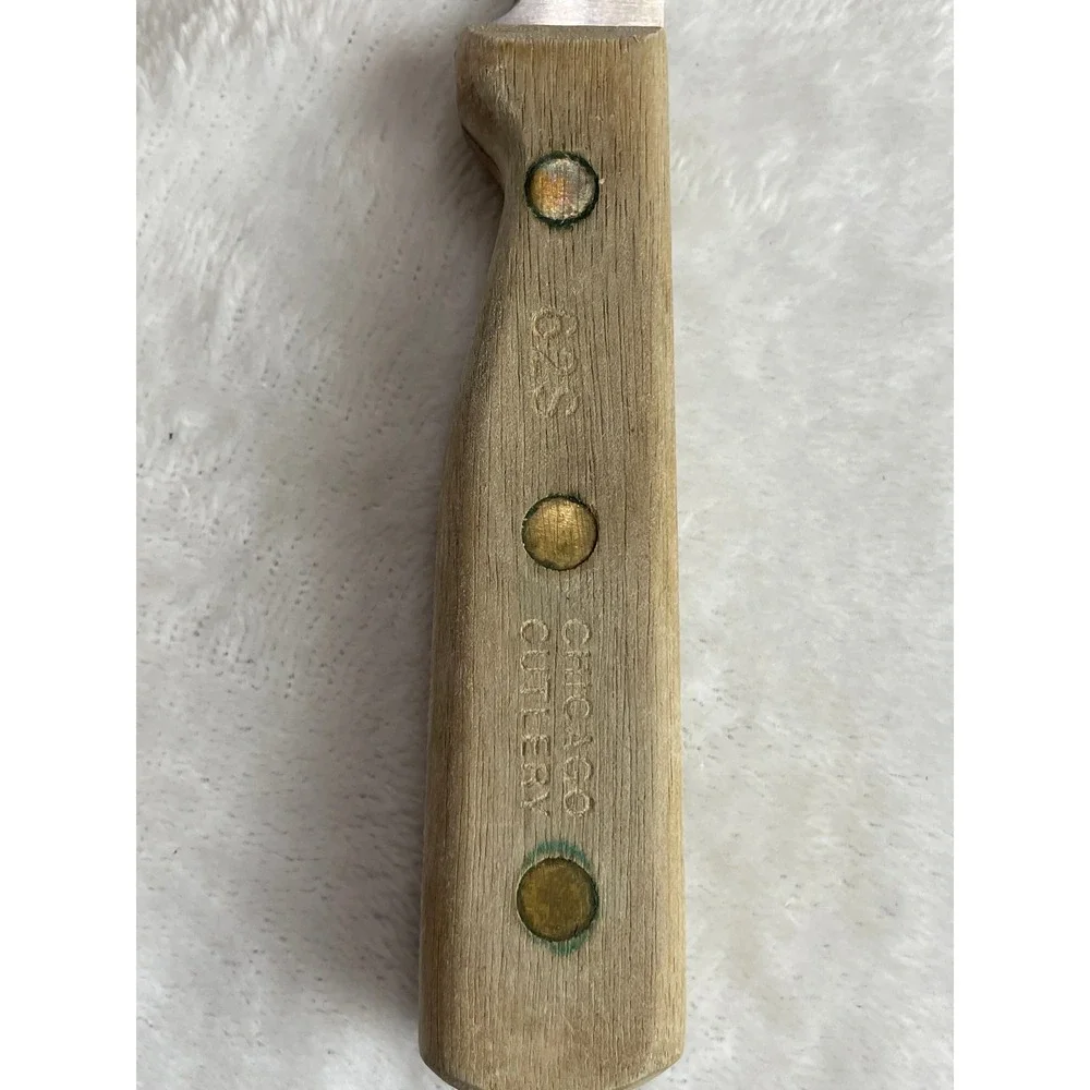 Chicago Cutlery 62S Paring Knife Walnut Wood Handle Stainless Steel 4.5 inch USA